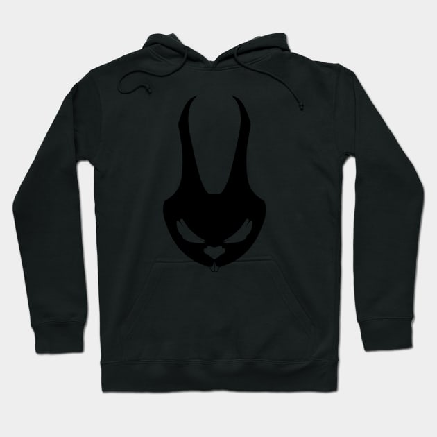 dark bunny Hoodie by Stenev